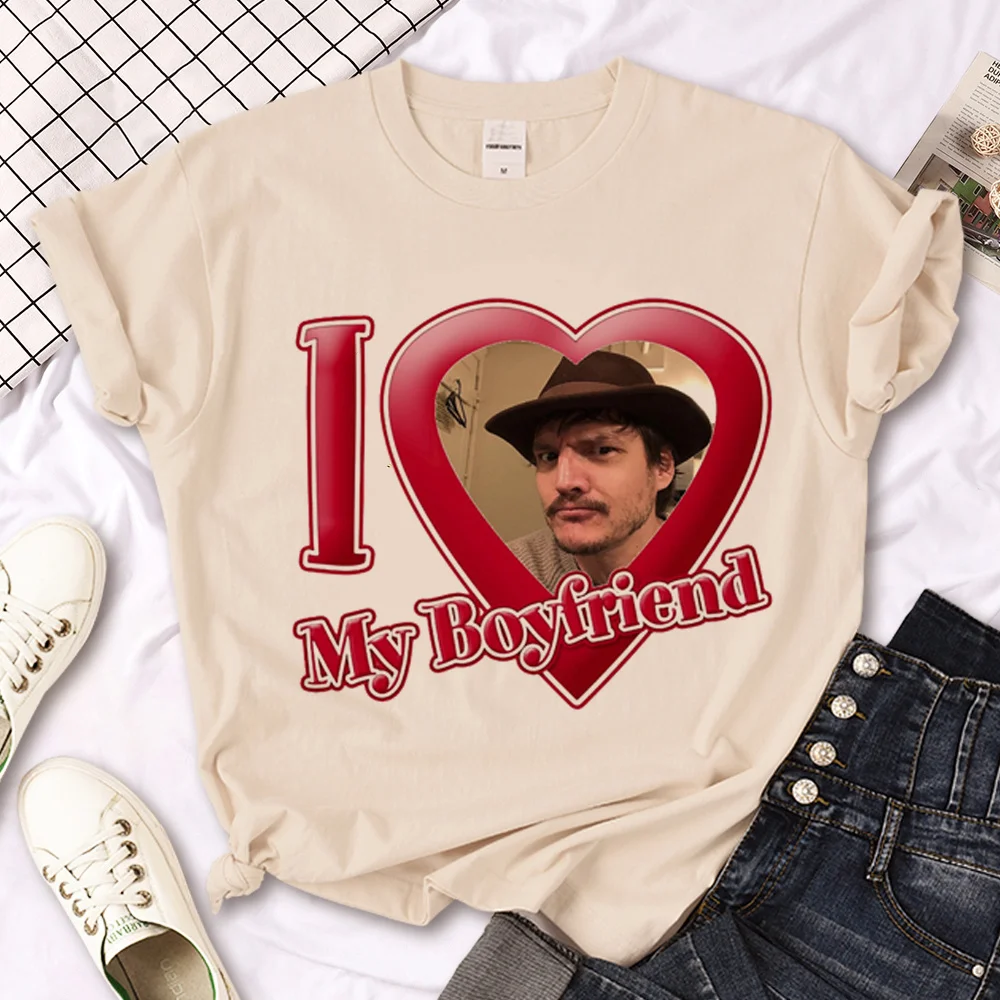 

Pedro Pascal Tee women graphic anime funny tshirt female harajuku clothes