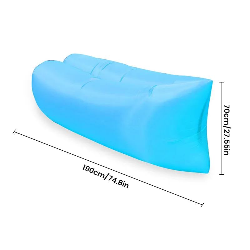 Trend Outdoor Products Fast Infaltable Air Sofa Bed Good Quality Sleeping Bag Inflatable Air Bag Lazy bag Beach Sofa