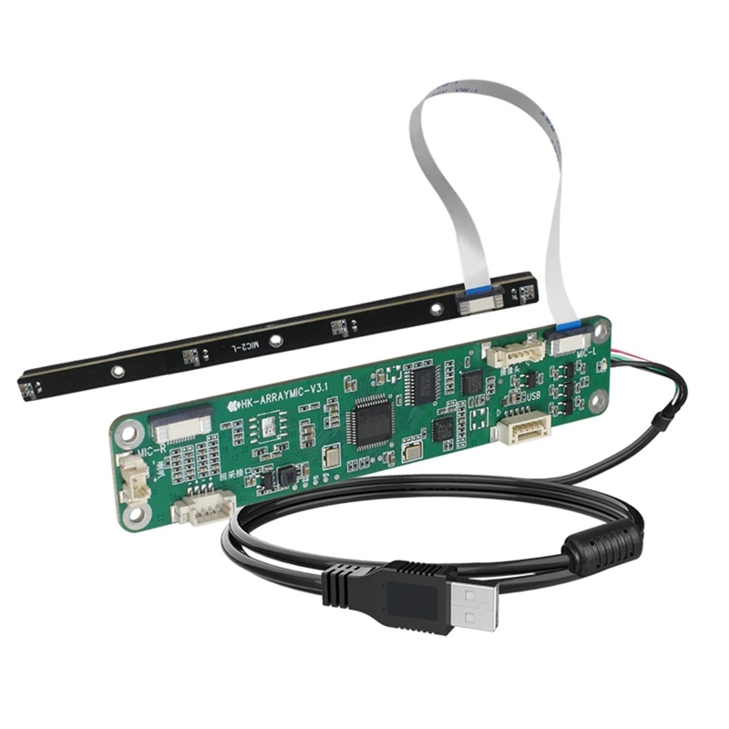 4-Array Directional Microphone Array USB Linear 60-Degree Sound Pickup Noise Reduction With Amplifier 3.5Mm-Y41A