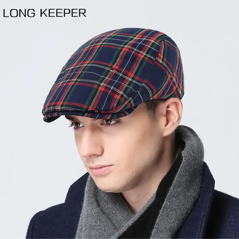 Men Berets Peaky Blinders Windproof Street Newsboy Hat Retro England Hat 2022 Spring Beret Men Solid Color Peaked Painter Caps black beret hat mens