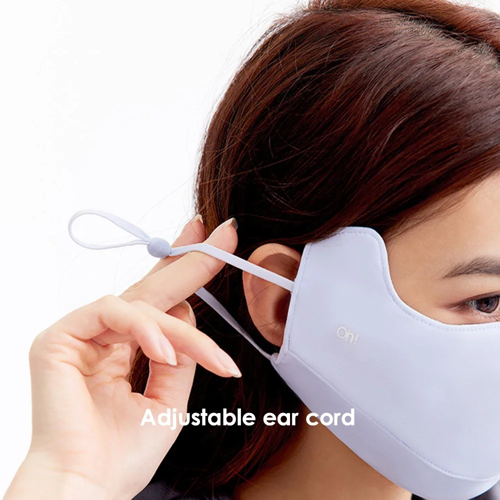 OhSunny Women Sun Protective Face Mask UPF 50+ Breathable Washable Quick Dry Canthus Protection For Outdoors Cycling