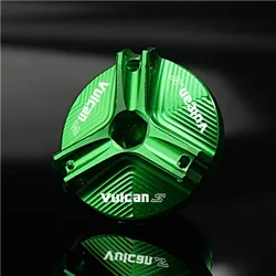 CNC Machined Motorcycle Engine Oil Plug Cover Accessories (Green)