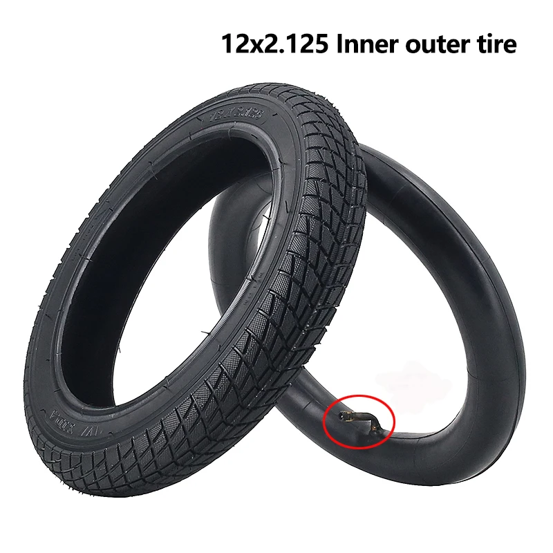 Durable 12-Inch Tire with Inner Tube