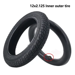 Durable 12 - Inch Tire with Inner Tube (Curved mouth)