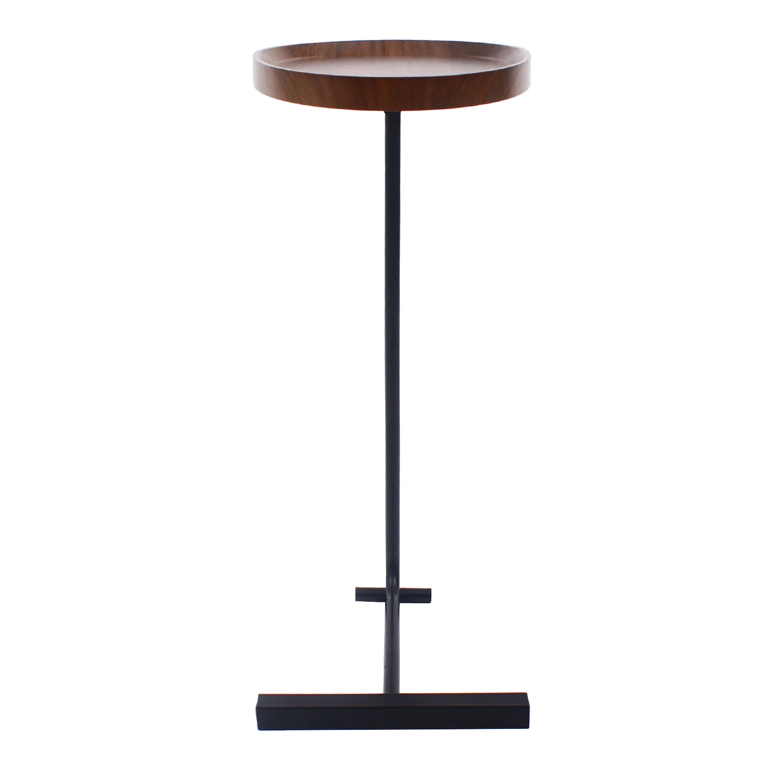 C Shaped End Table Couch Side Table Sofa Tray Table Coffee Table with Metal Frame for Livingroom Bedroom Office 2