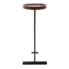 C Shaped End Table Couch Side Table Sofa Tray Table Coffee Table with Metal Frame for Livingroom Bedroom Office 2