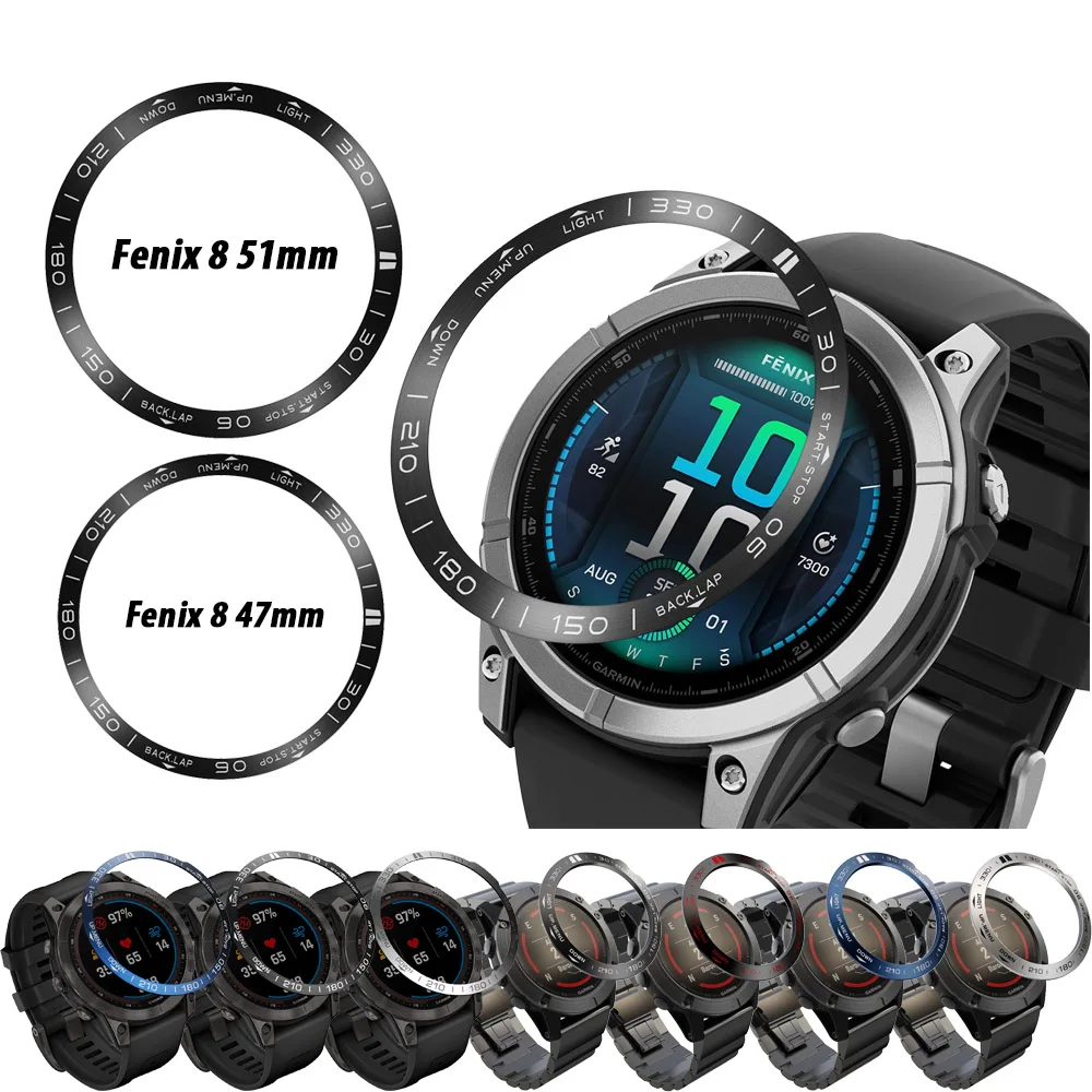 Enhanced Stainless Steel Bezel Ring Styling Frame Protection with Metal Bumper Cover
