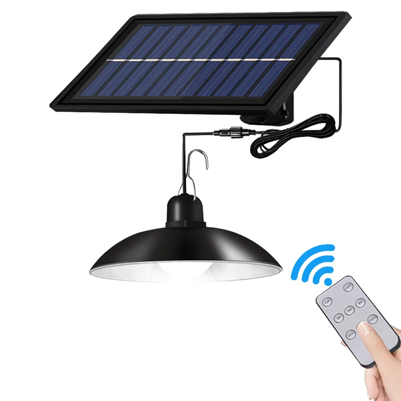 outdoor solar lights for house Outdoor Solar Pendant Light Motion Sensor Led Solar Powered Lamp With Remote Control Chandelier Camping Garden Hanging Lights solar motion lights Solar Lamps