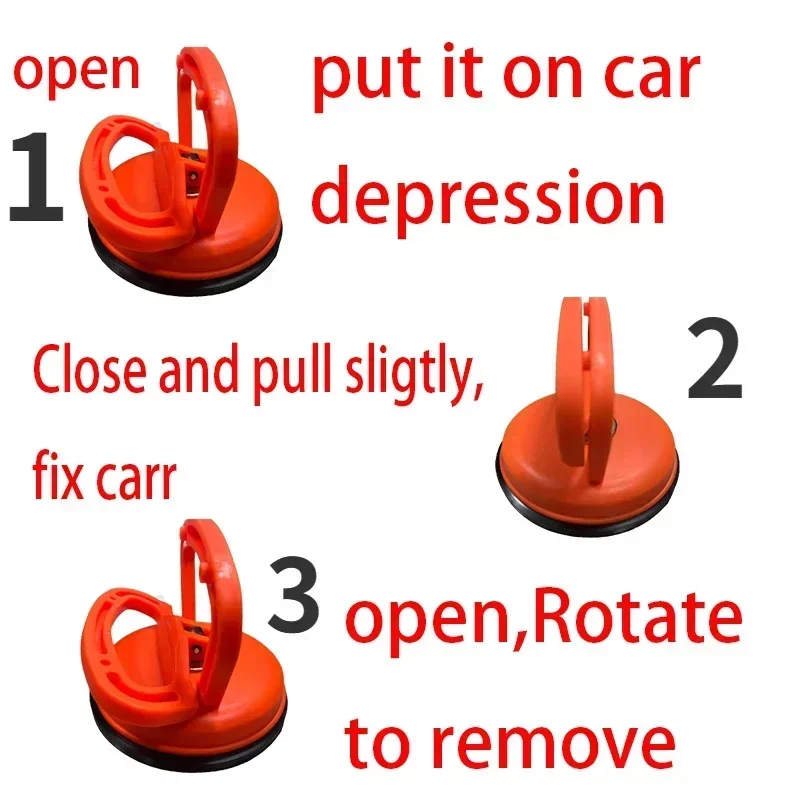 Glass suction extraction tool for car dent 2 inch suction cup dent extractor car repair tool body repair extractor