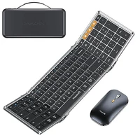 ProtoArc Foldable Keyboard and Mouse XKM01 True Full-Size Folding Wireless Keyboard Mouse for Business Travel Portable Office