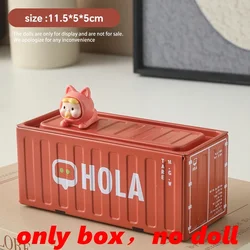 Vintage - Style Mini Iron Box Organizer - Desktop Ornaments & Decorative Storage Solution (Orange)