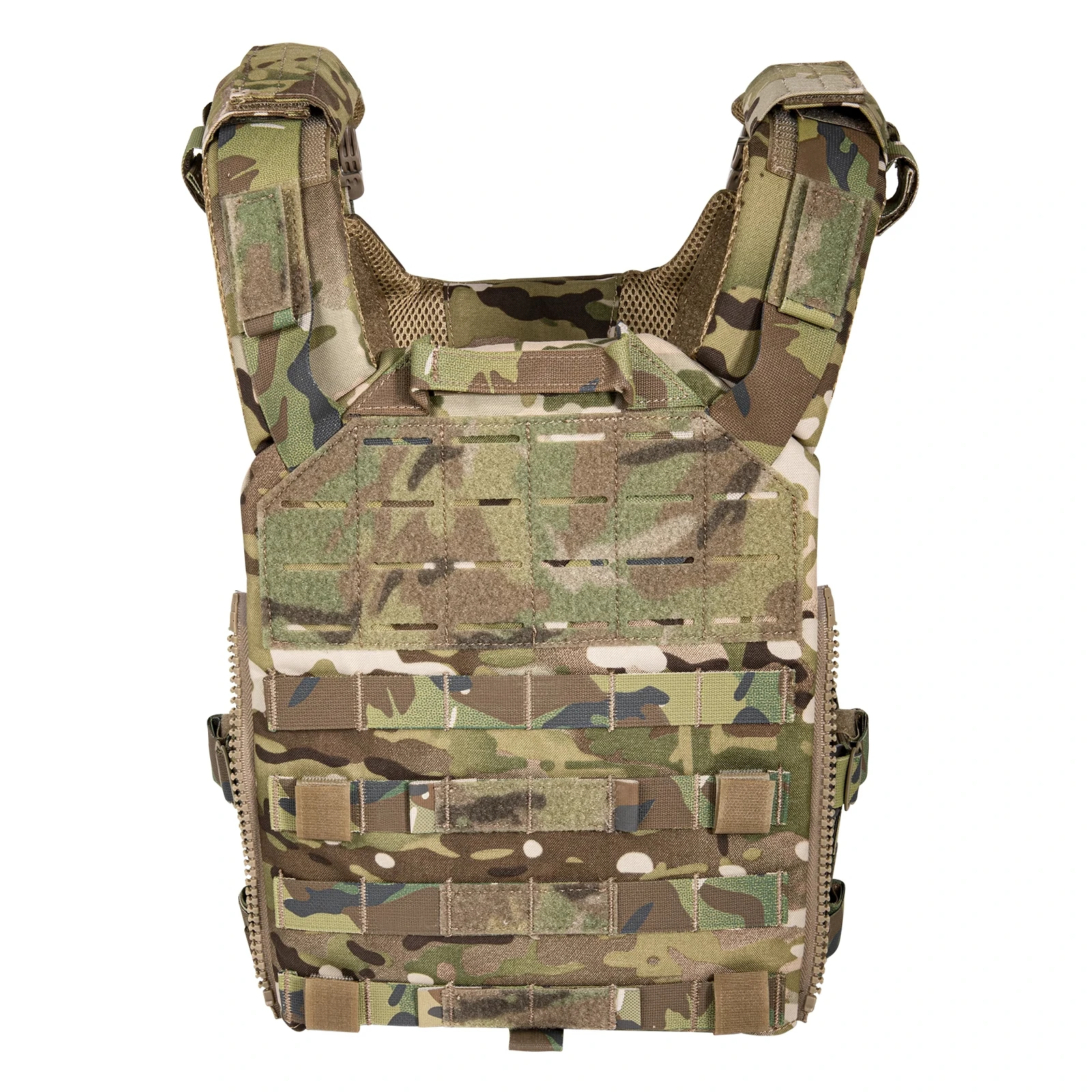 Quick Release Molle Reißverschluss Jagd Taktische Trainingsweste Laser Cut Abnehmbare Mag Pouch – Detail 9
