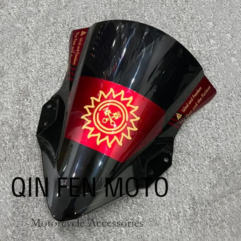 

Fit For Kawasaki Ninja 400 Ninja400 2018-2023 Windscreen Windshield Motorcycle Double Bubble New
