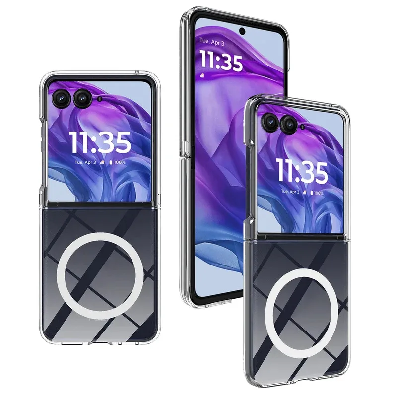 ELVEV Magnetic Anti-Fingerprint Phone Case with Soft TPU and PC Protection