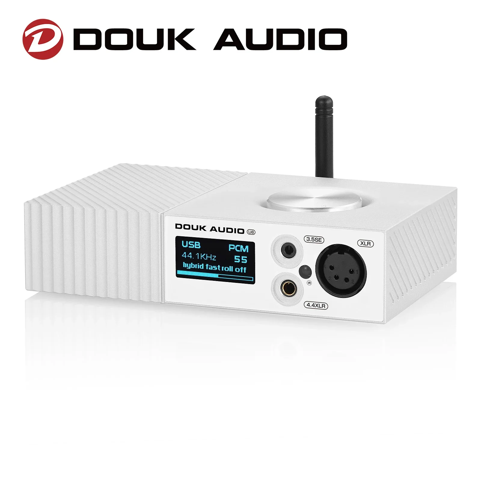 

Douk Audio Dual ES9038Q2M Bluetooth 5.0 Full Balanced Decoder XMOS USB DAC Amp DSD512 LDAC Audio Adapter w/OLED screen