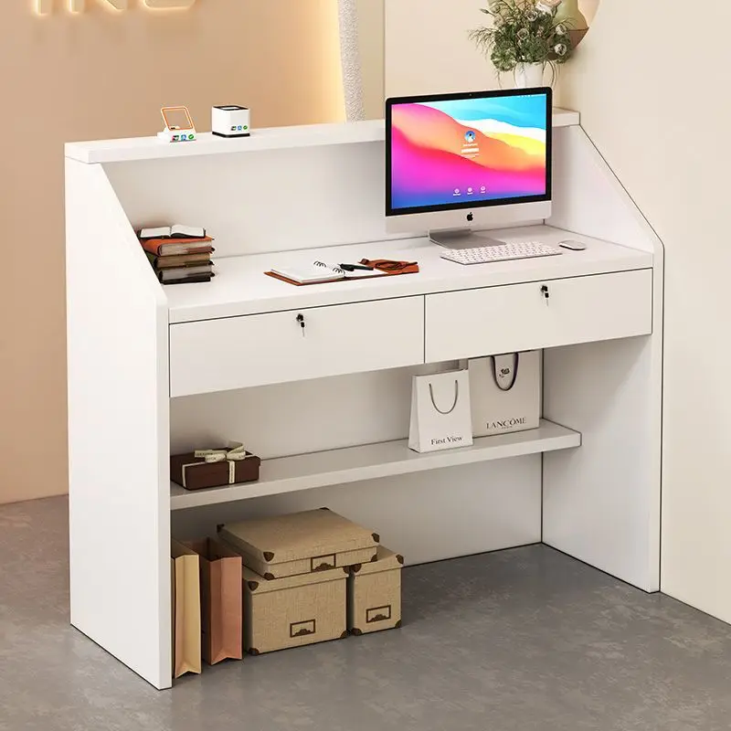 Bar table checkout page Small simple counter Company front desk Reception desk Beauty shop Clothing shop Milk tea Bar count