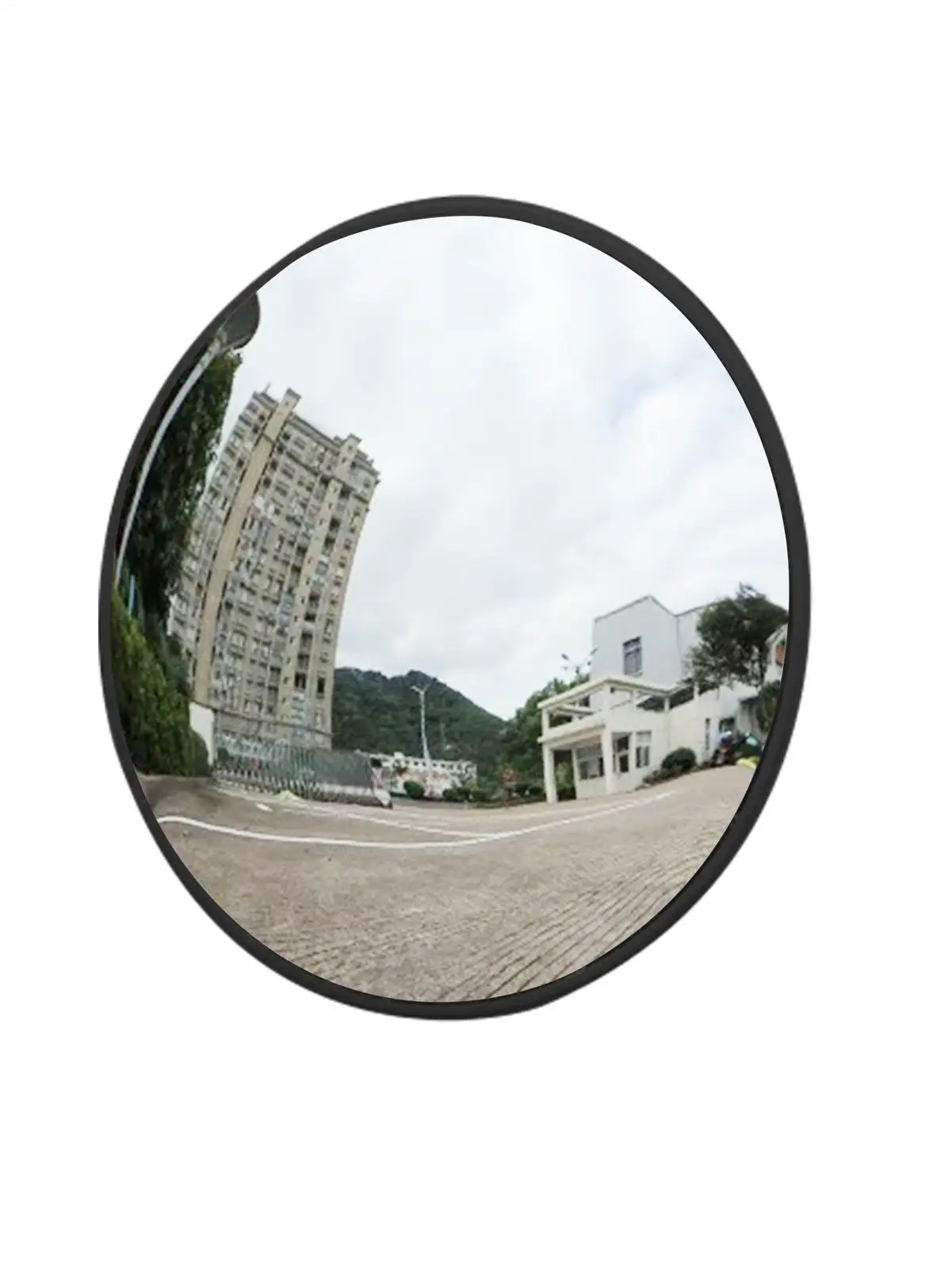 볼록 거울 야외용 11.8인치 원형 보안 거울 원형 볼록 교통 거울 실내용 어안 거울 조절 가능한 고정형