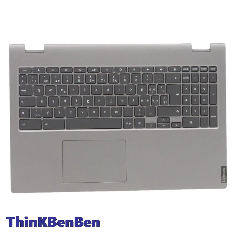 

SWS Swiss Mineral Gray Keyboard Upper Case Palmrest Shell Cover For Lenovo Chromebook C340 15 5CB0W45088