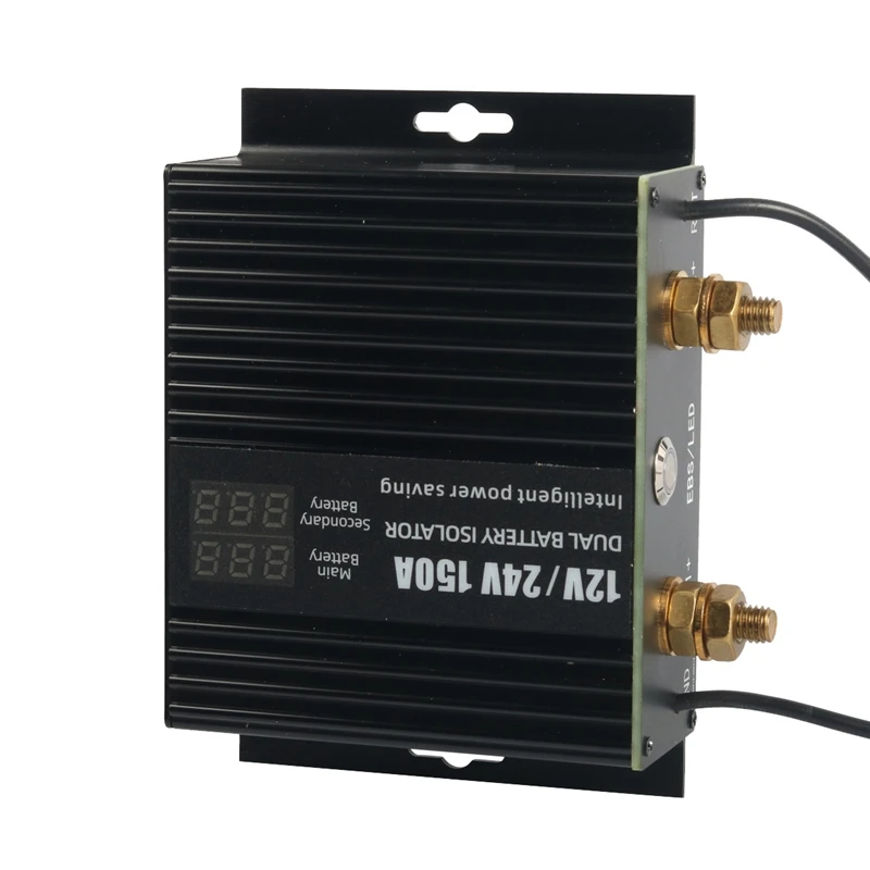 150 Amp 듀얼 배터리 아이솔레이터 키트, 듀얼 배터리 스마트 아이솔레이터, 자동차 RV ATV UTV 캠핑카 트럭 보트 액세서리