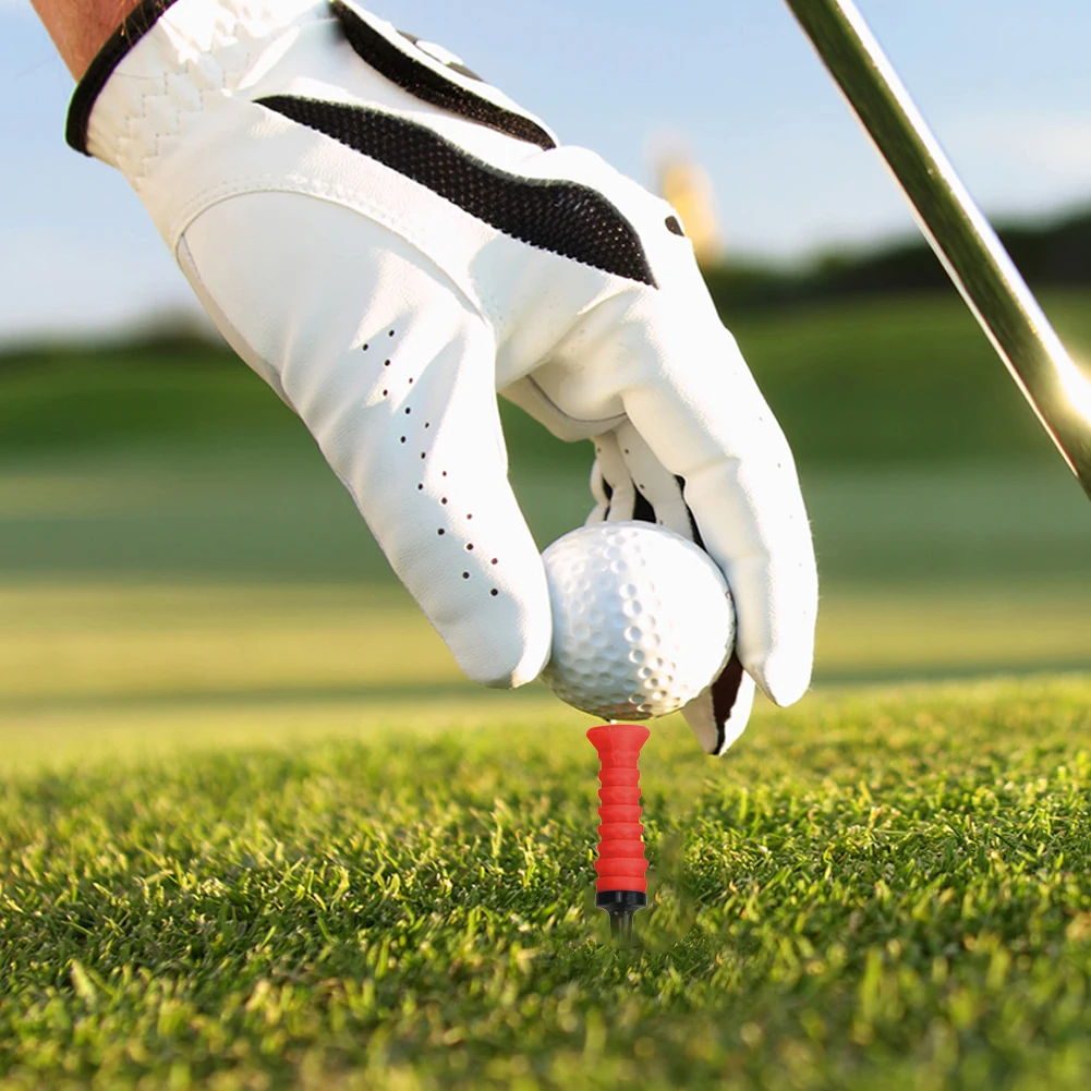 5Pcs Golf Elastic Tees Silicone Golf Practice Tees Golf Tee Golf Limited Ball Tee Golf Training Accessories