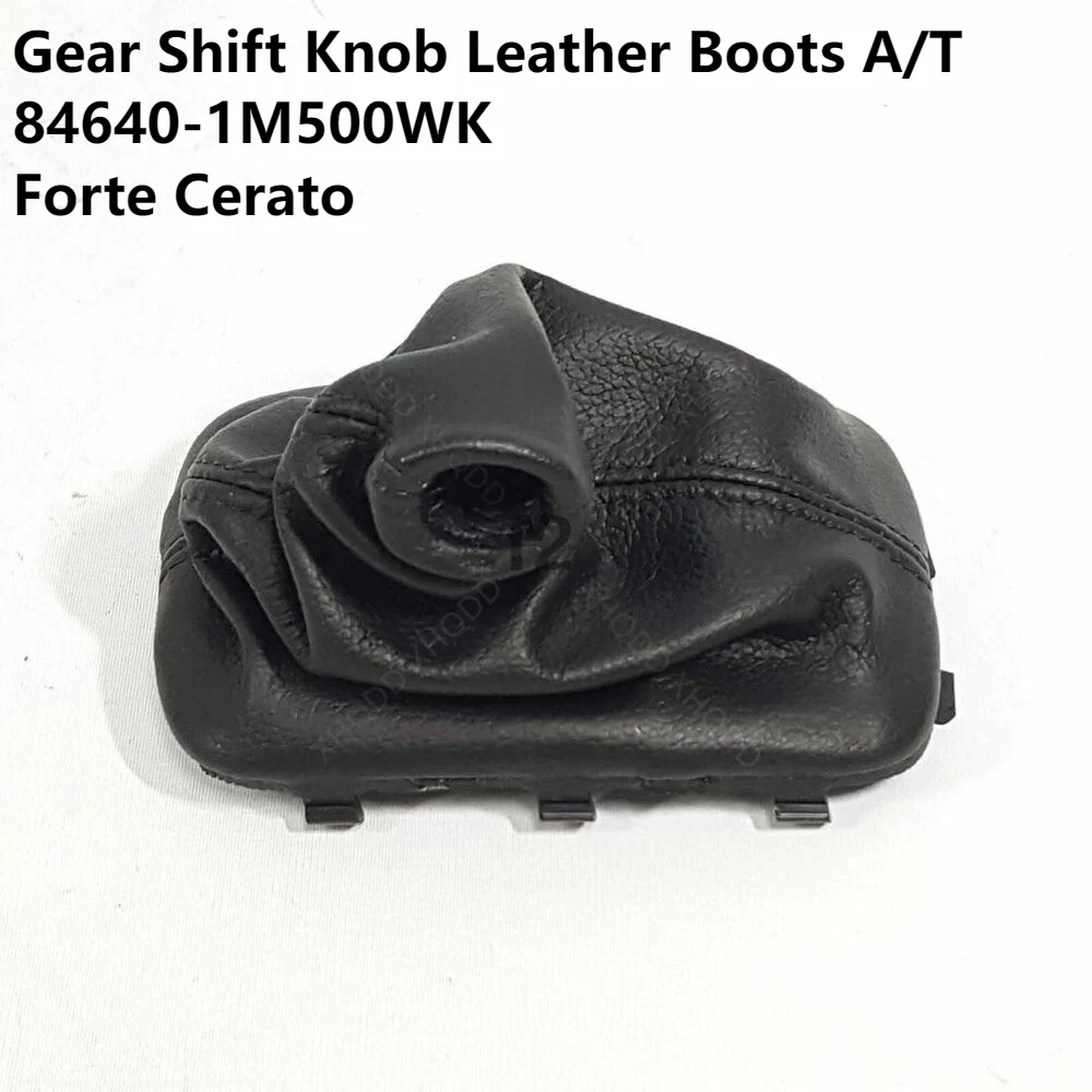 Car Interior Accessories Gear Shift Knob Leather Boots A/T For KIA Forte Cerato 2010 2012 2013 84640-1M500WK 846401M500 84640-1M500
