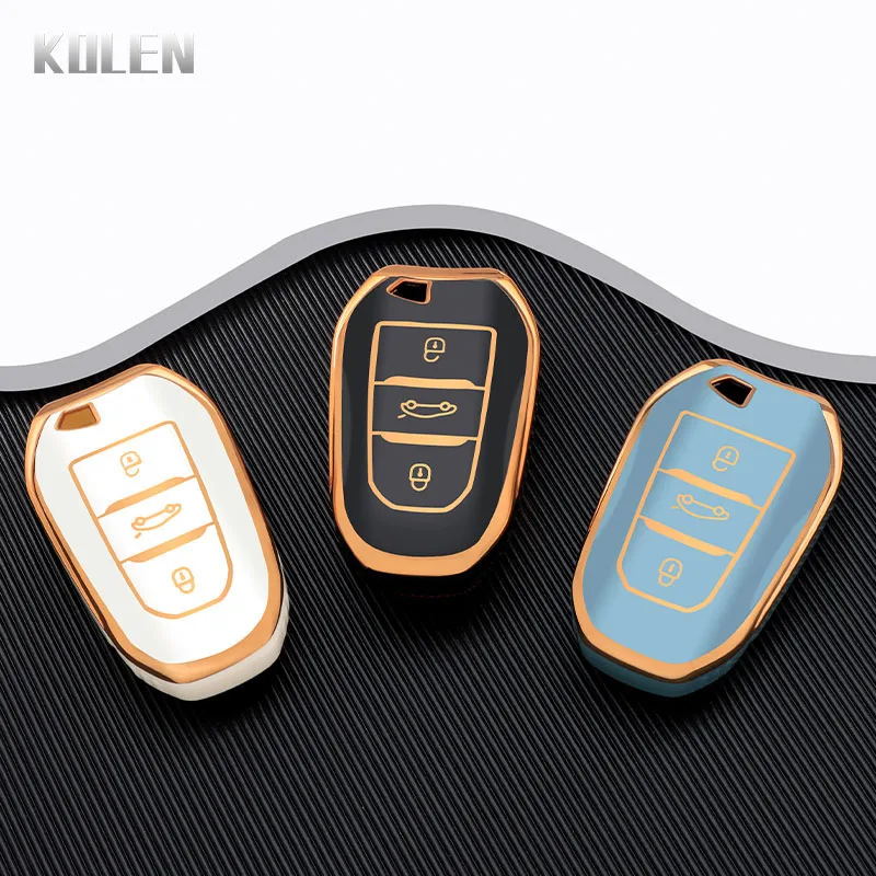 Car Remote Key Case Cover Shell For Peugeot 2008 3008 4008 5008 308 408 508 Citroen C1 C2 C4 C6 C3-XR Picasso Grand DS3 DS5