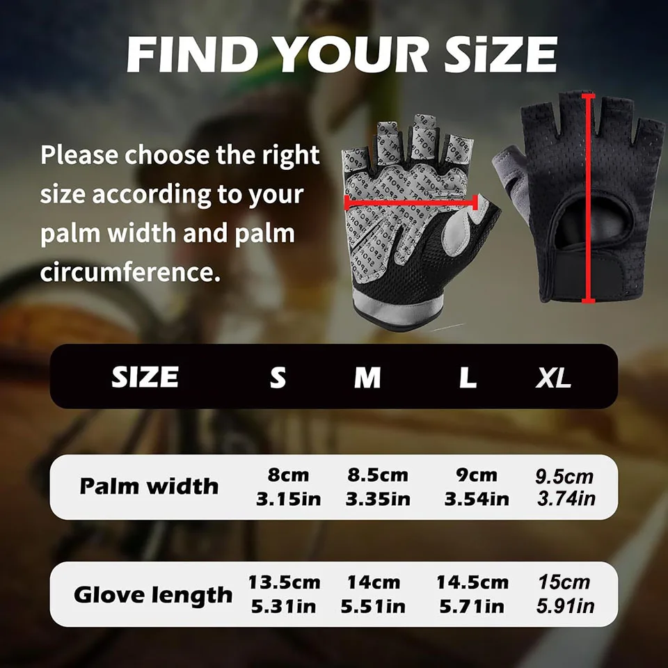 AOLIKES Weight Lifting Gloves Full Palm Protection Workout Gloves for Gym Cycling Breathable Super Lightweight for Mens & Women cycling gloves weightlifting gloves