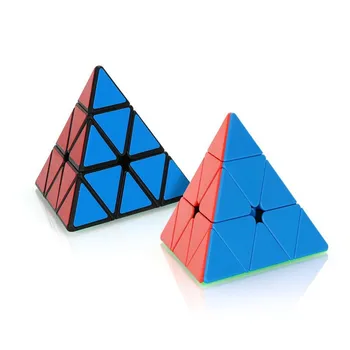YongJun GuanLong 3x3 V2 Pyramid Magic Cube Triangle Shaped 4-Sided Educational  Speed Cube Children's Puzzle Cubo Magico Toys 1