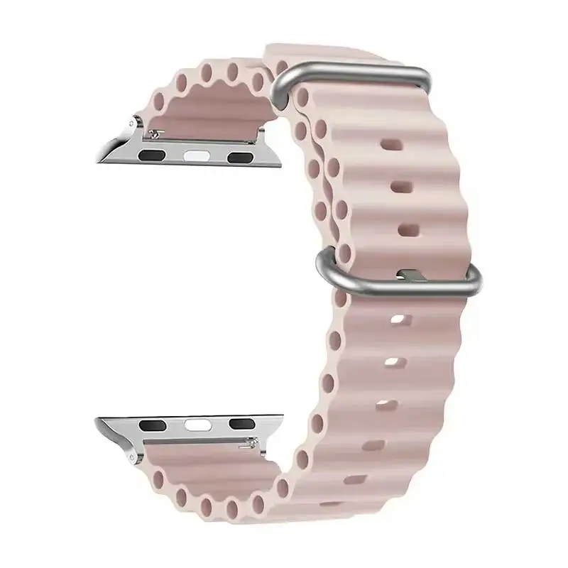 ตัวเลือกสินค้า เข็มขัดแท้ Apple Watch Ultra ยืดหยุ่น 49/44/45/41/40/38 มม.