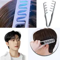 Peigne texturisant pour hommes, peigne de coiffure à Texture moelleuse antidérapante pour hommes, outil de levage des racines de peigne à Texture volumisante pour Salon 2