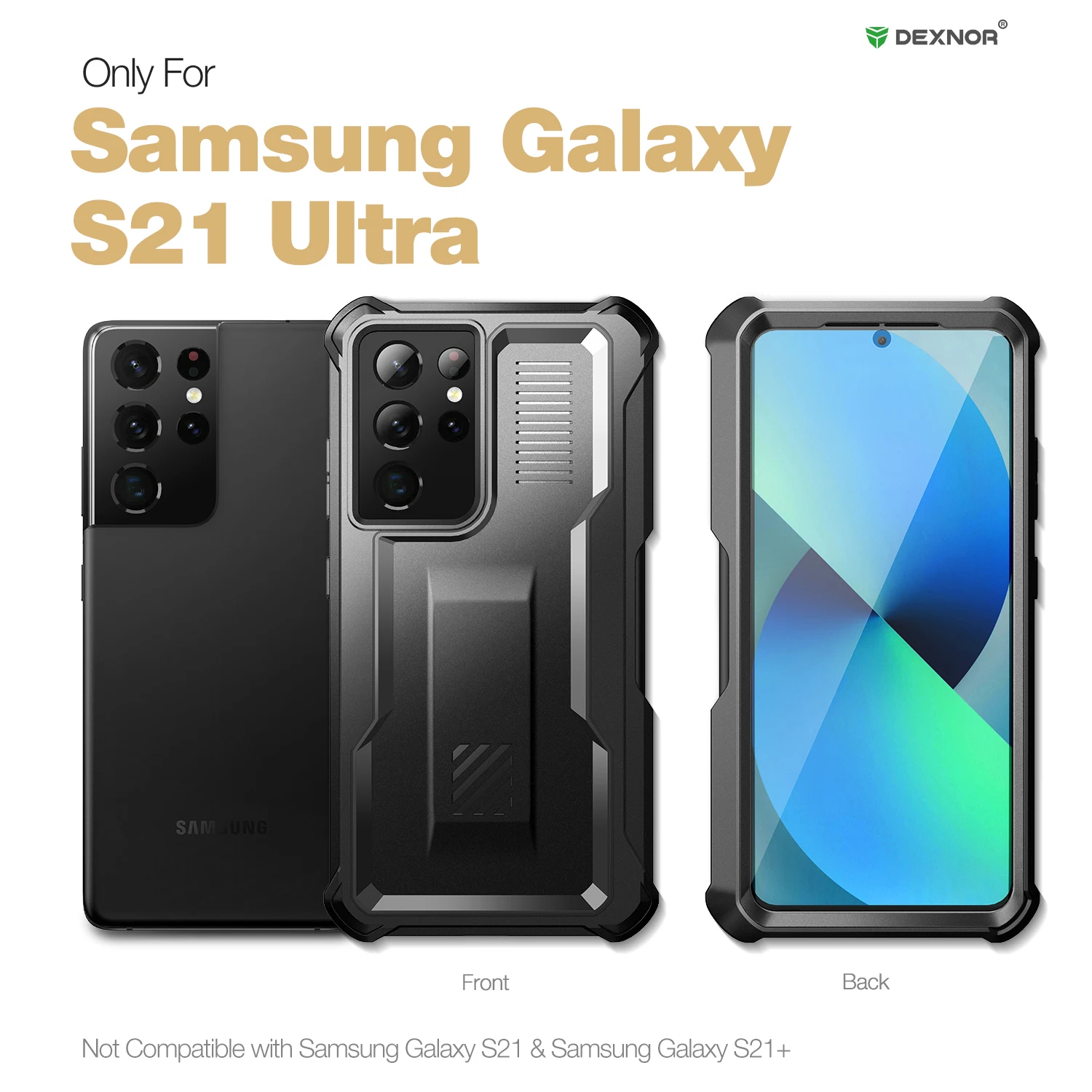 Screen Protector Back Cover For Samsung S21 Ultra For Samsung