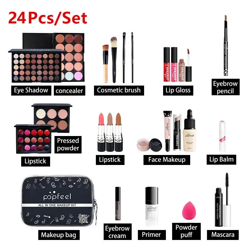 POPFEEL ALL IN ONE Full Professional Makeup Kit For Girl(KIT003)