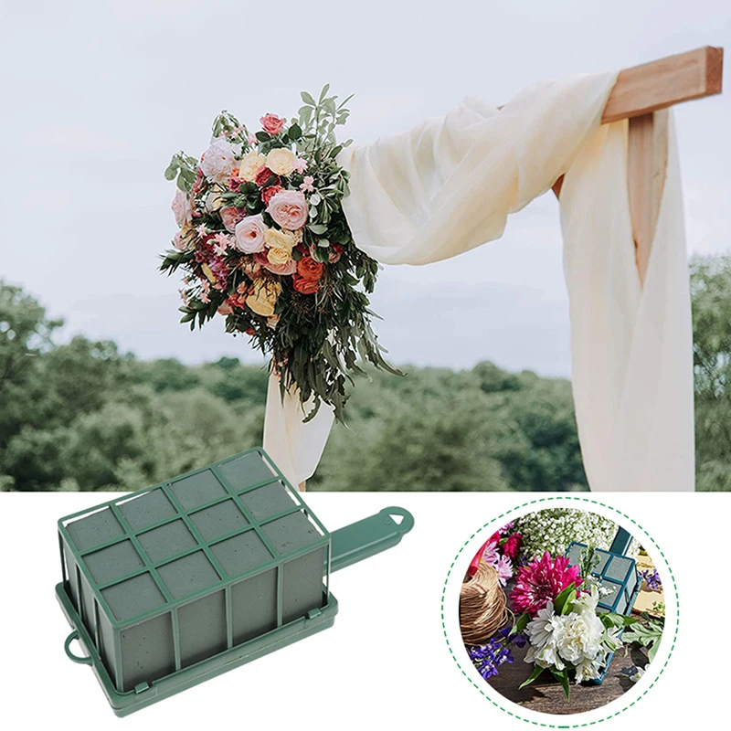 Mattoni di schiuma bagnata con fiori freschi - Matrimoni floreali Funerali Oasis Florex Floristry composizioni floreali fai da te esposizioni floreali Regno Unito - Italia