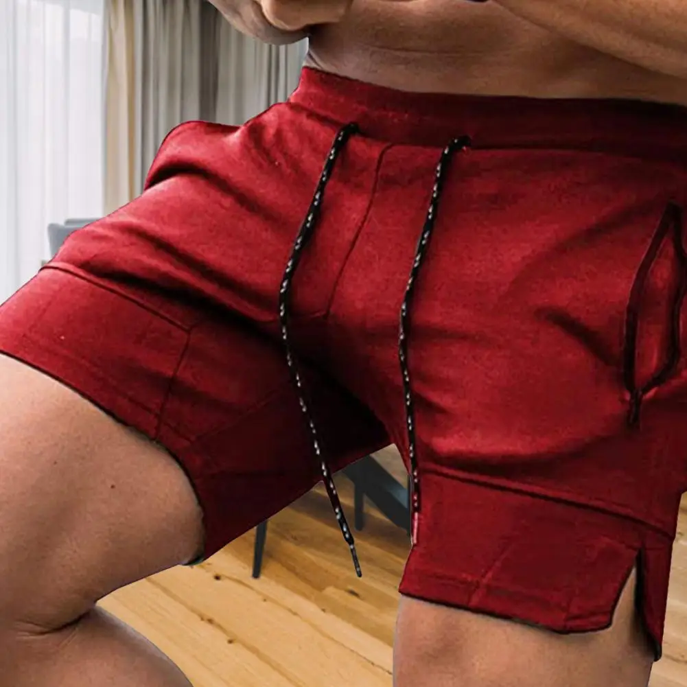 

Comfortable Men Shorts Summer Shorts Short Straight Type Bandage Shorts Skin-friendly