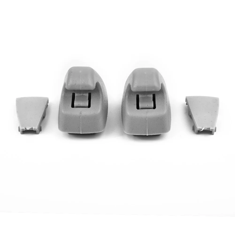 Car Sun Visor 2 PCS/set Support Clip Retainer Bracket Hook for Chevrolet Opel 95994975 Spark Gray Auto