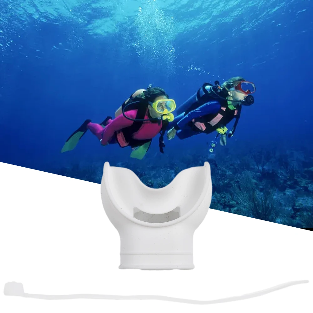 Fashionable Silicone Mouthpiece Retainer Snorkel Equipment Holder For Scuba Diving Regulators Protect Gear Water Sport Supplies chair mat anti slip hard wood floor carpet protect rubber office anti slip pad with nail hairdressing barbershop supplies