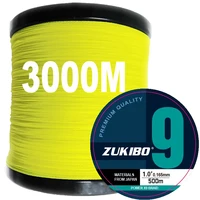ZUKIBO 3000M 9/12 Strands Saltwater Line PE Braid Fishing Line Multifilament Fishing Wire for CarpFishing Line Pesca mar 1