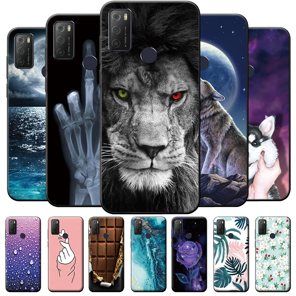 Per Alcatel 1S 2021 Custodia Morbida In Silicone Tpu Cover Posteriore Per Alcatel 1S 2021 6025D Custodia Per Telefono Per Alcatel 3L 2021 Tpu Paraurti