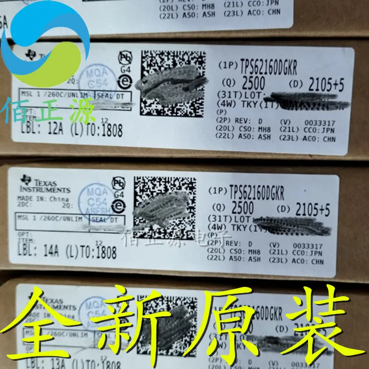 

10 шт. Оригинальный Новый TPS62160DGKR Silkscreen 62160 MSOP8 TPS62160 понижающий преобразователь IC