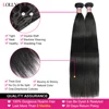 Light Yaki Straight Hair Bundles 1/3/4 Pieces Kinky Straight Human Hair Bundles 8-30 Inch Remy Human Hair Extensions For Women 4