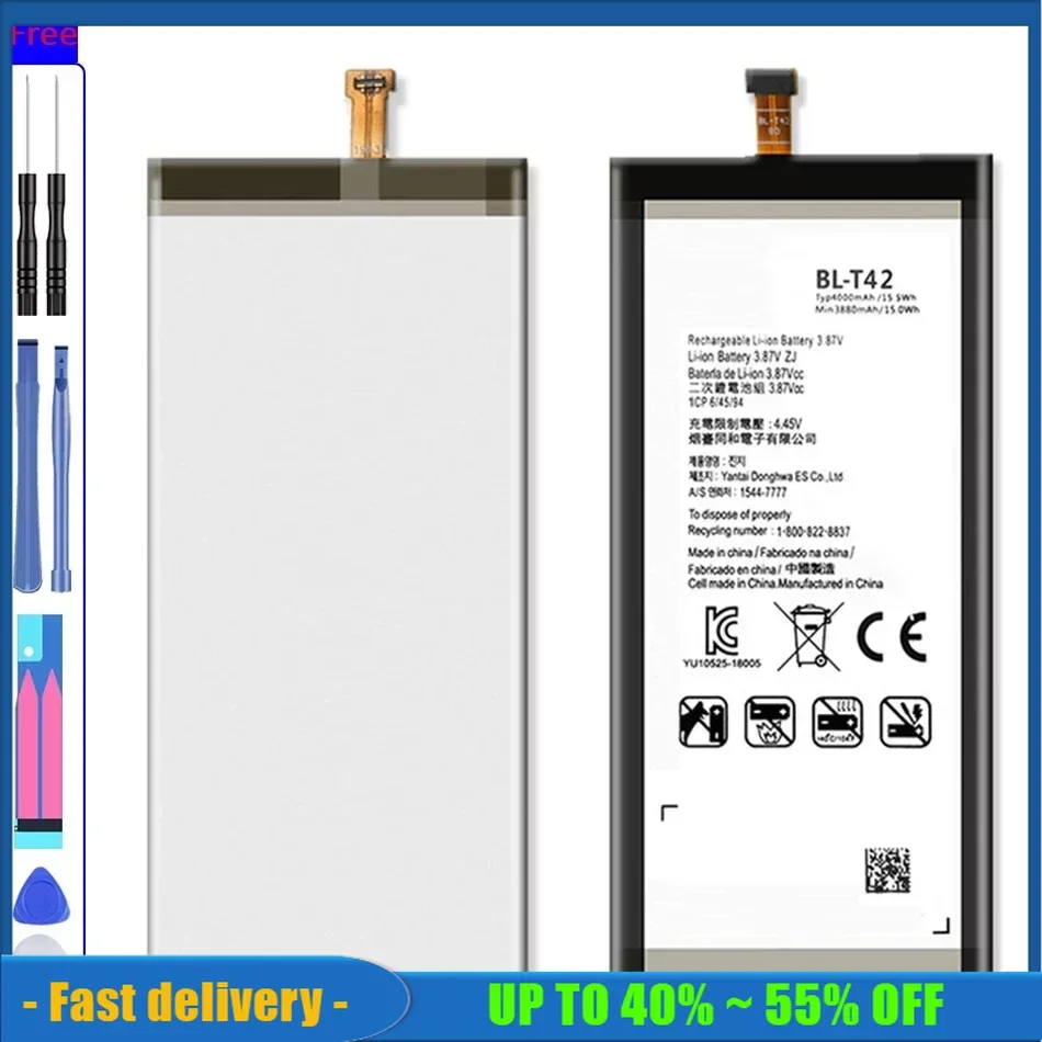 Аккумулятор BL-T42 для LG V50 ThinQ 5G V50ThinQ BL T42 LM-V500 V500N V500EM v500xm v50s мобильный телефон Bateria free tool