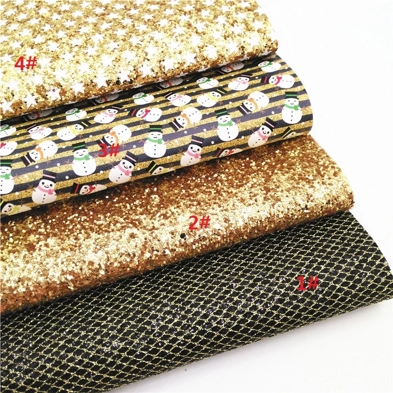 Gold Glitter Leather Sheets Lace Glitter Leather Metallic Faux Leather  Fabric Floral Embossed DIY Craft Sheets Mini Rolls W409