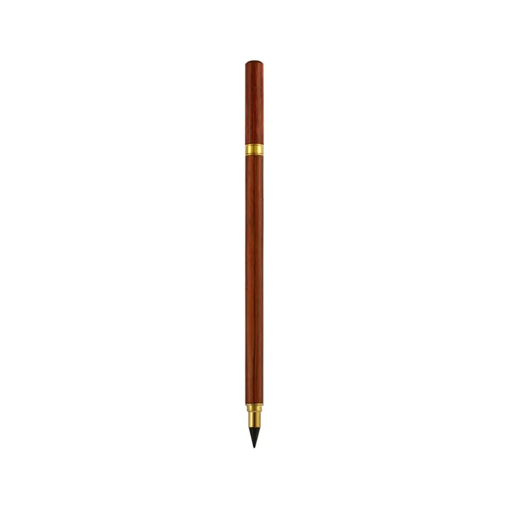 0.5mm 3색 나무 연필 전문가용 부드러운 빈티지 황동 나무 연필 클래식 휴대용 영구 연필 어린이용