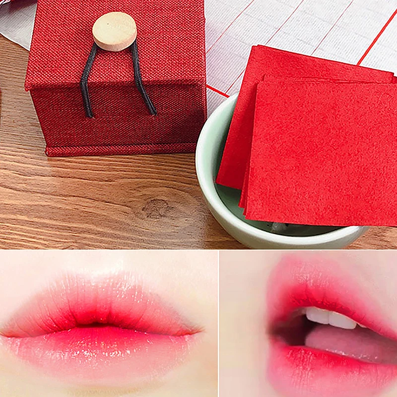 

12Pcs Ancient Chinese Lipstick Paper Long Lasting Lip Gloss Sexy Red Pink Velvet Lipsticks Women Cosmetic