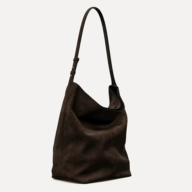 Retro Matte Large Women's Shoulder Bag 2025 New Autumn Winter Commuter Tote Bag High Quality Texture Single Shoulder Bag