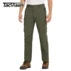 TACVASEN Lightweight Quick Dry Trousers Mens Fishing Climbing Pants Elastic Nylon Outdoor Hiking Cargo Pants Summer Work Trouser 6