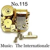 Anime Gold Mechanical DIY Music Box Movement Lilium Your Name Secret Base Musical Accessories Family Activities Gifts 1