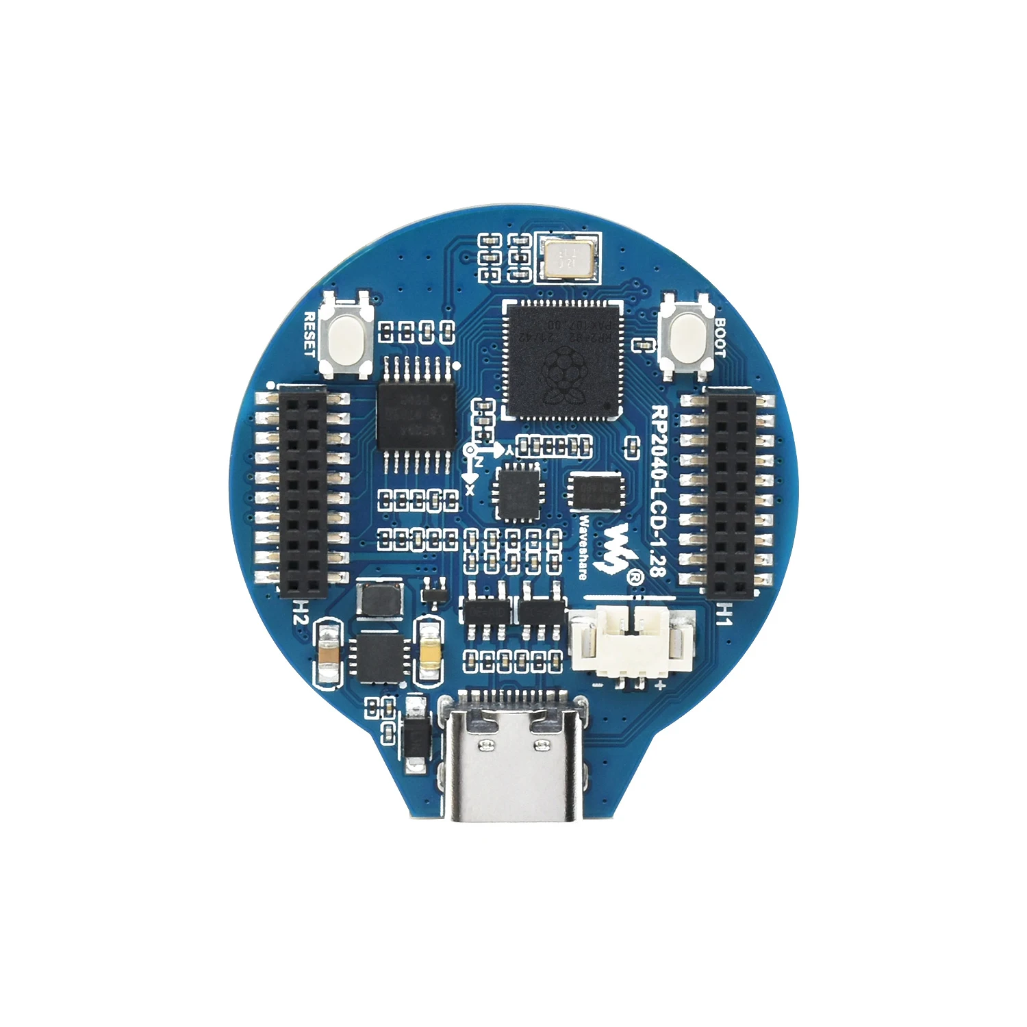 USB-C  LCD ÷ ȭ ӵ ̷ν , RPI   PICO RP2040 MCU  , 1.28 ġ