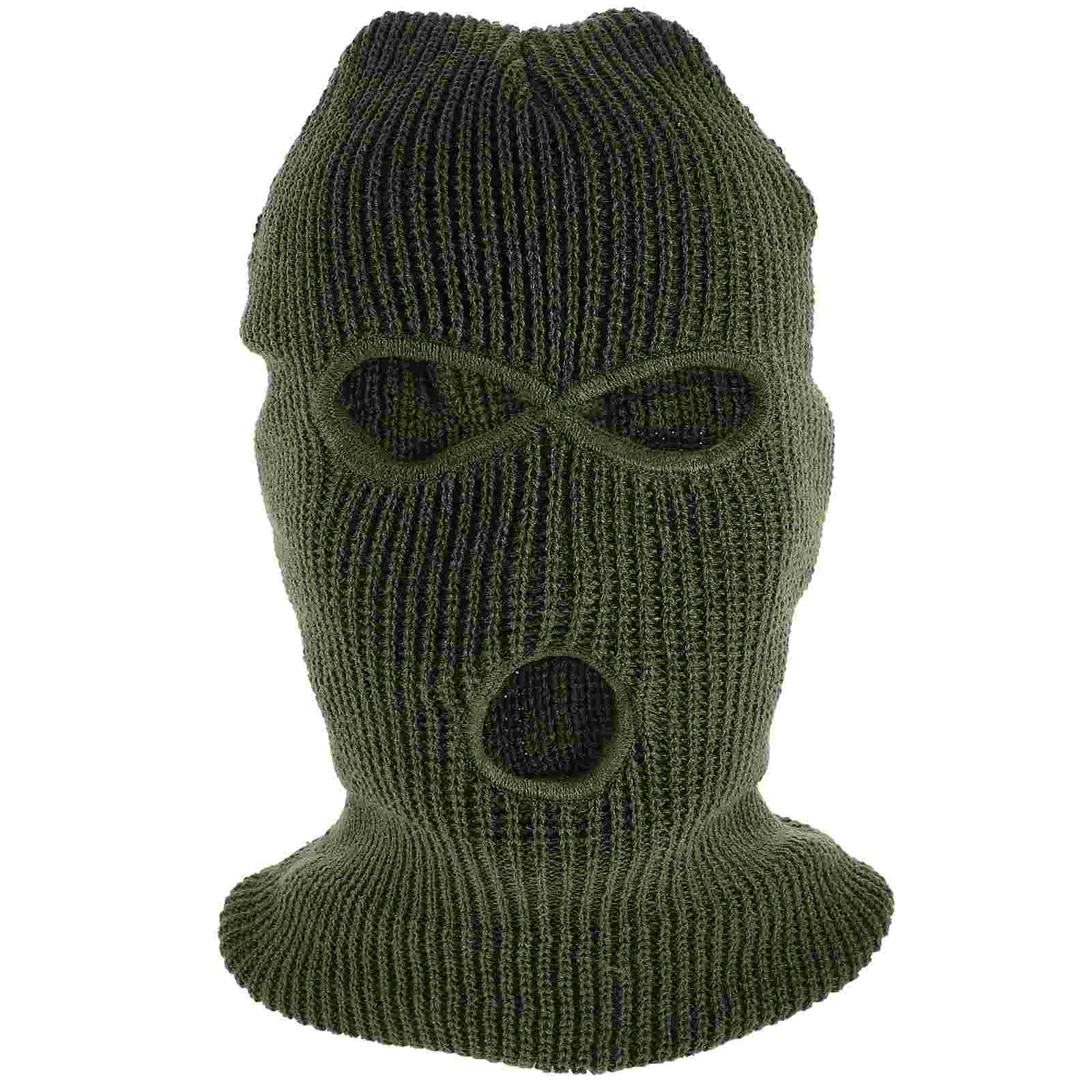 

Winter Warm Ski Mask Holes Full Face Cover Knitted Ski Mask Outdoor Sports Full Face Knitting Ski Mask Beanie for Men Women