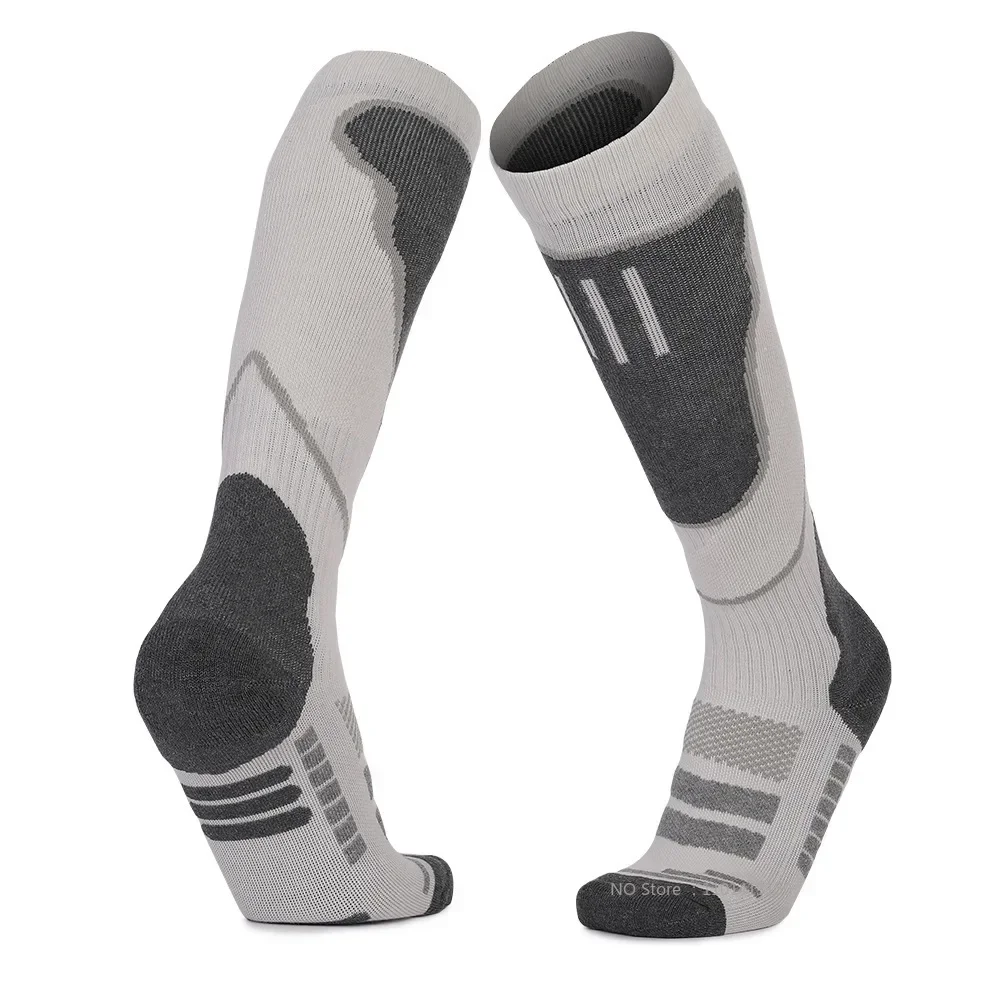 1 Paar Thermosocken aus Merinowolle für Herren und Damen, für den Winter, lang, warm, Kompressionssocken für Ski, Wandern, Snowboarden, Klettern, Sportsocken_voghion.com